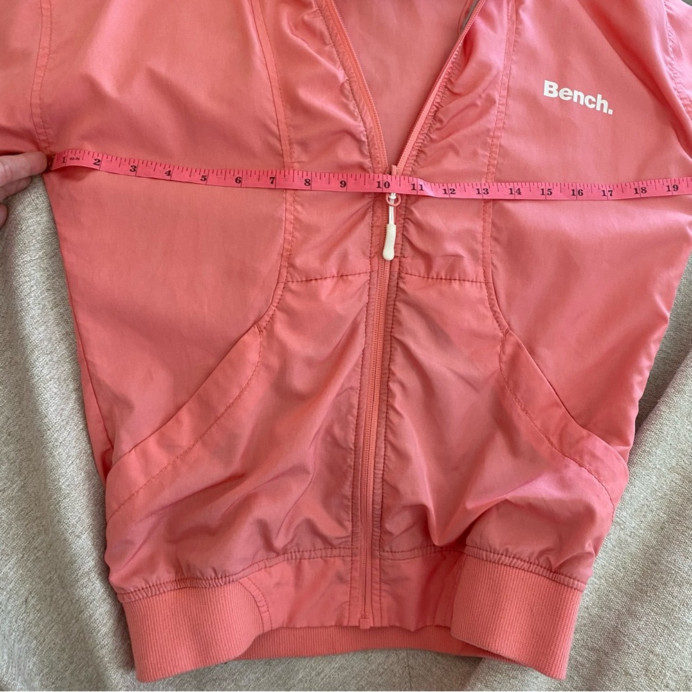 BENCH Pink Windbreaker Hooded Jacket - Picture 9 of 12
